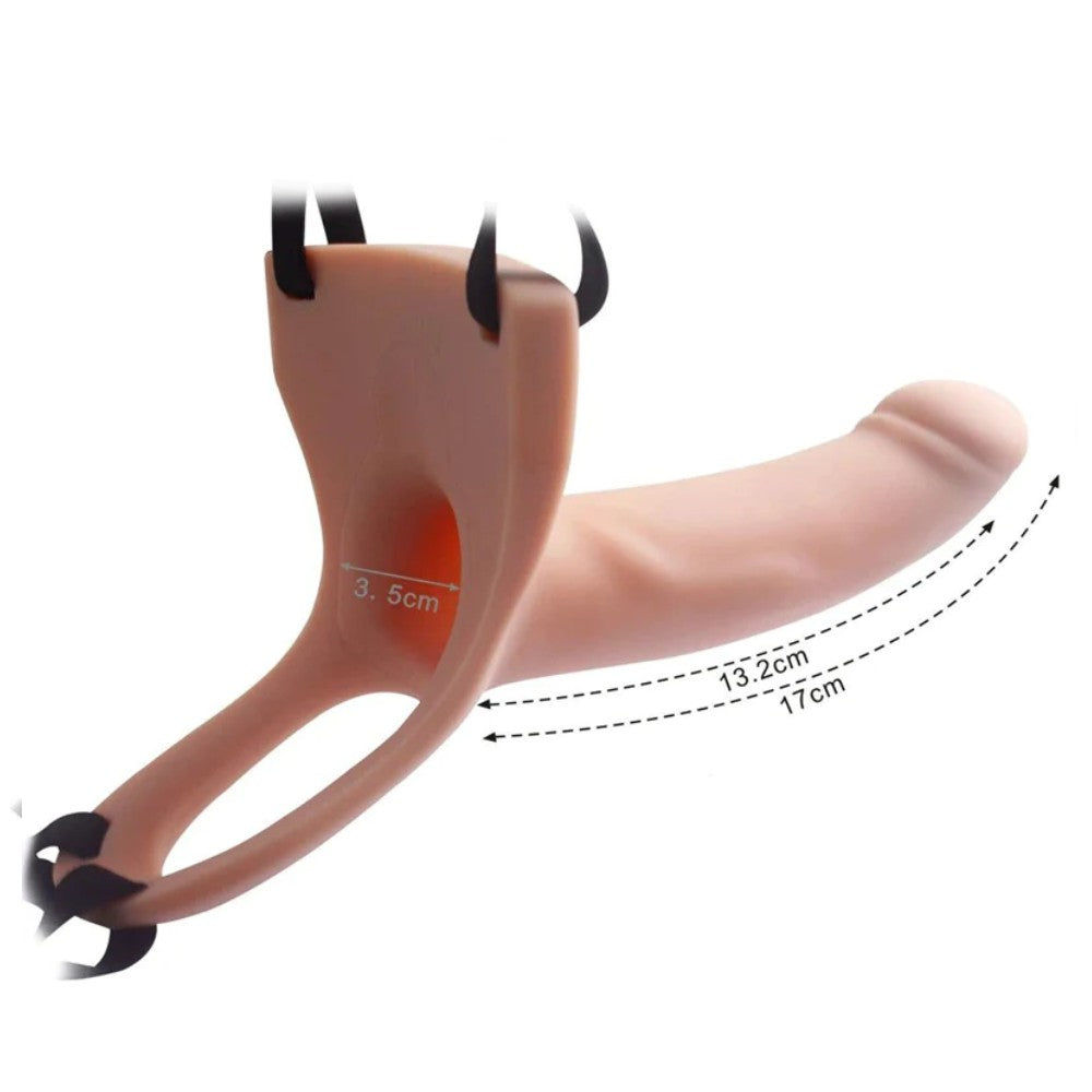 Aphrodisia Hollow Strap-On 17cm İçi Boş Belden Bağlamalı Strap-on