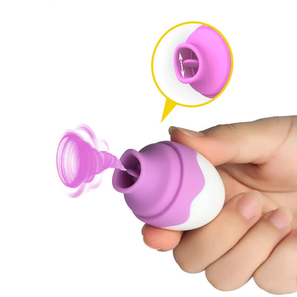 Dibe Sex Massager High Water G-spot Hava Darbeli Dil Vibratör