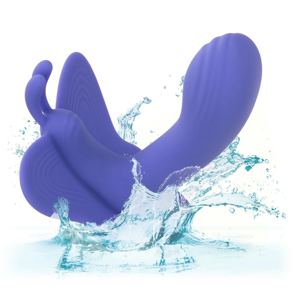 Calexotics Connect App Controlled Venus Butterfly Telefon Kontrollü Çift Uyarımlı Vibratör