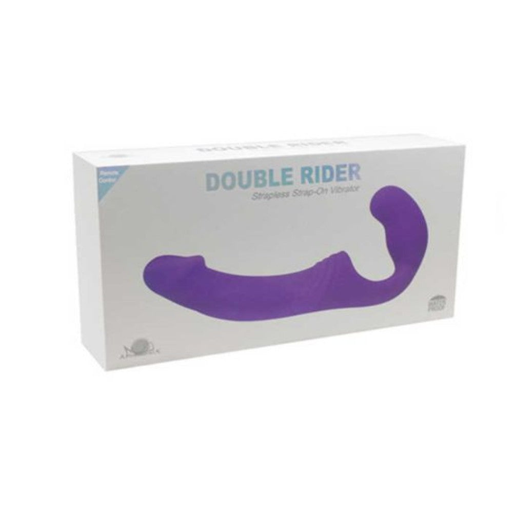 Aphrodisia Double Rider Strapless Strap-on Vibratör Purple