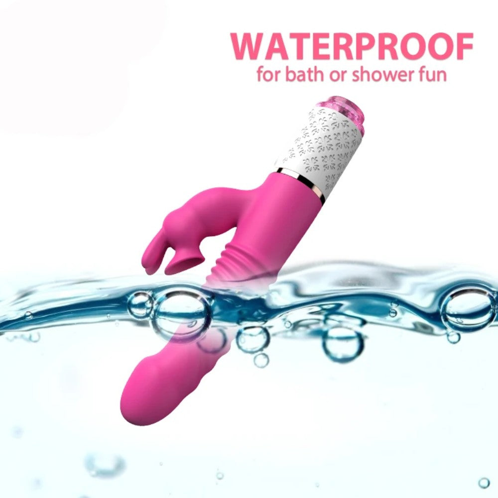 Dibe Sex Massager Emiş Güçlü ve İleri Geri Hareketli Rabbit Vibratör