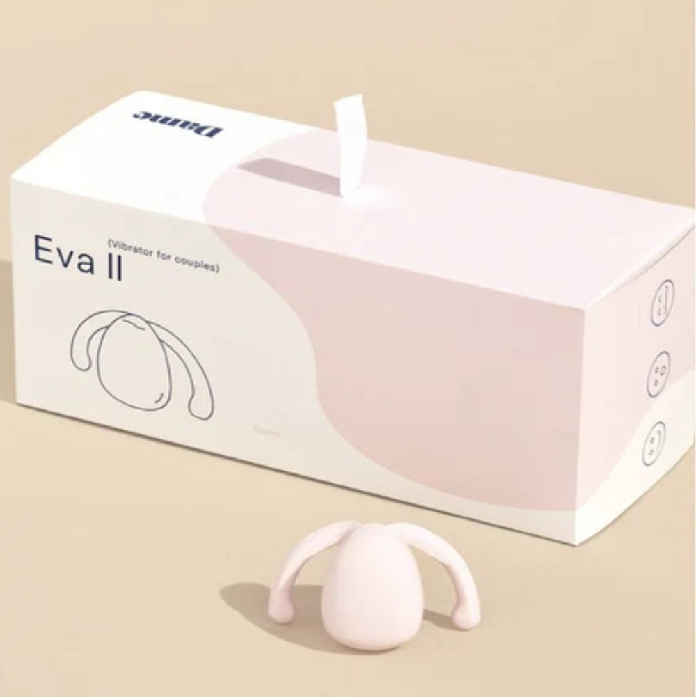 Dame Eva II Hands-Free Couples Vibrator Quartz