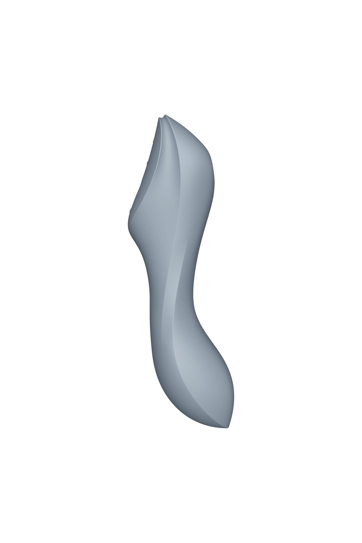 Curvy Trinity 3 Insertable Air Pulse Vibrator Blue Grey