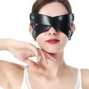 Fetish Fantasy Cross Mask Eye Position Deri Göz Maskesi