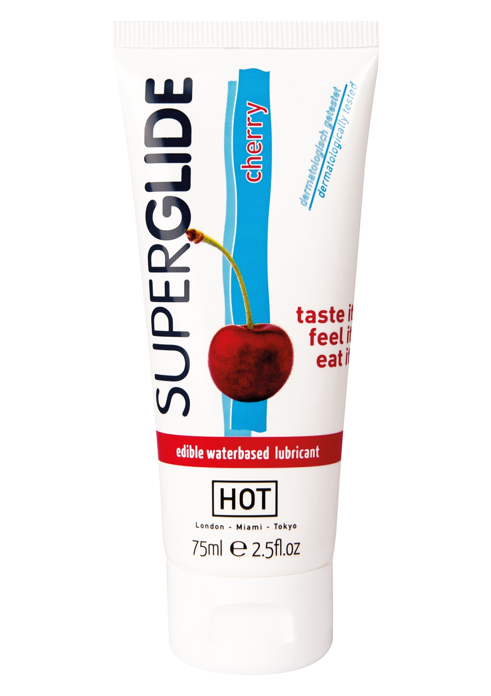 Hot Products Edibles Superglide Lube 75 ml Kiraz Aromalı Kayganlaştırıcı Oral Jel