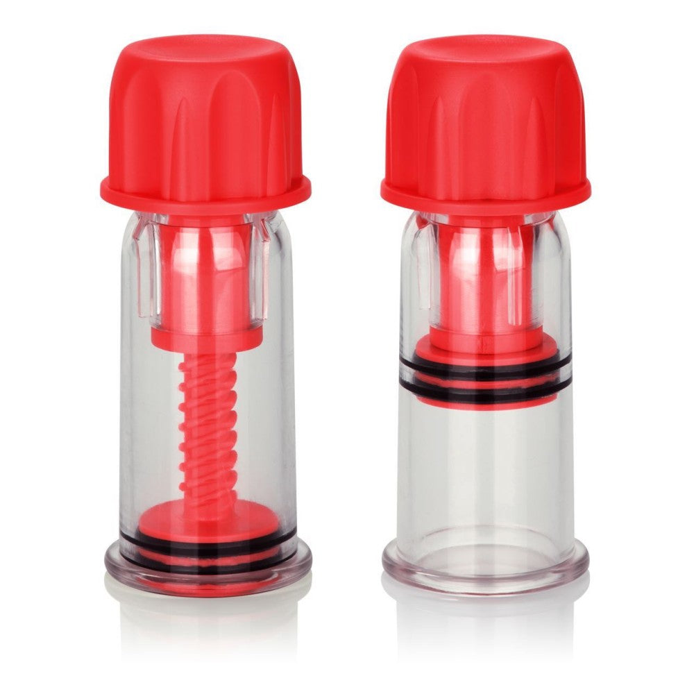 Calexotics Colt Nipple Pro-Suckers Göğüs Ucu Büyütücü Vakum Kırmızı