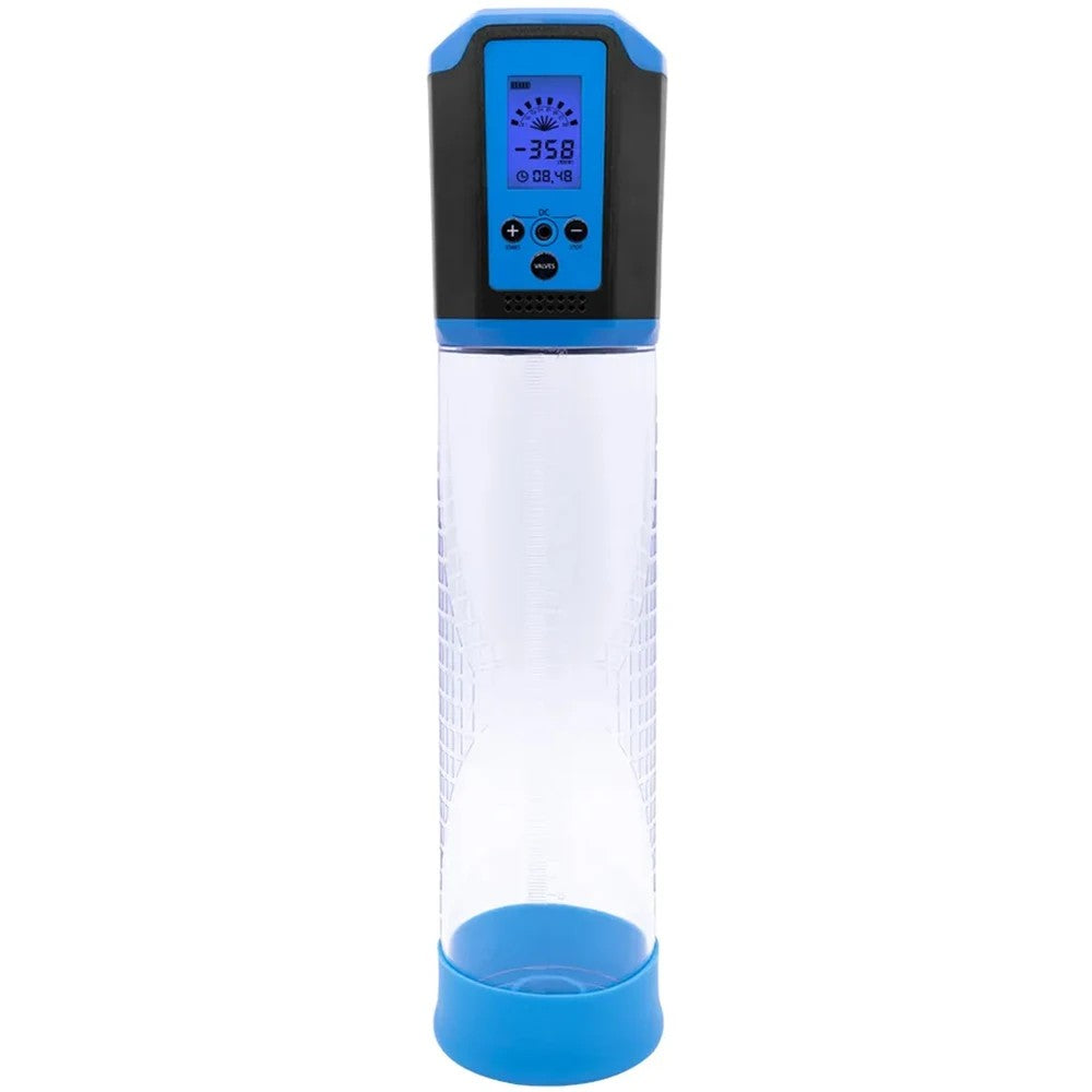 Canwin Bigger Man Passion Pump 8 Speed Otomatik Penis Pompası Blue