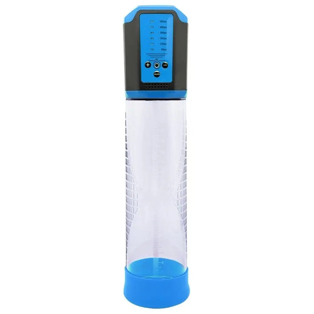Canwin Bigger Man Passion Pump 5 Speed Otomatik Penis Pompası Blue