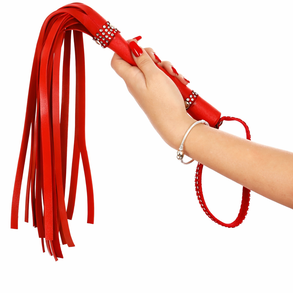 Frowzer Fetish Fantasy Series Whip Fetiş Kırbaç-Kırmızı