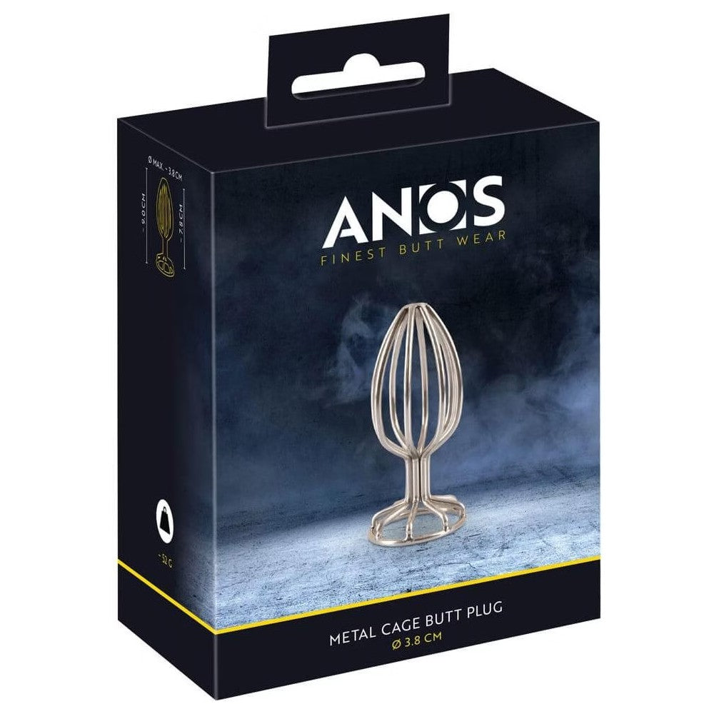 Anos Metal Cage Butt Plug 3,8cm