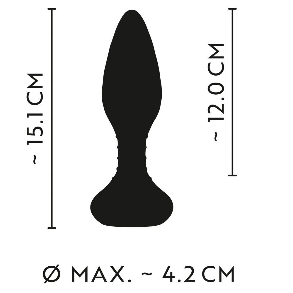 Anos Remote Controlled Butt Plug Uzaktan Kumandalı Titreşimli Anal Plug