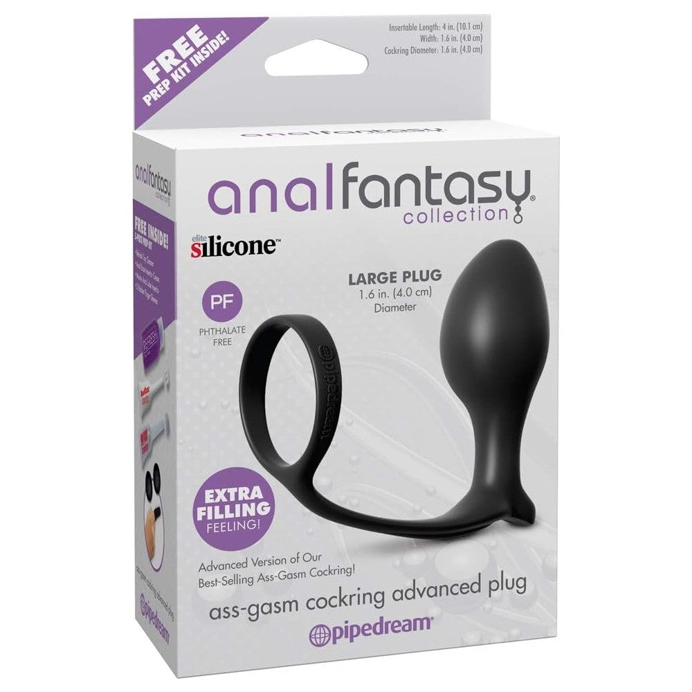 Pipedream Anal Fantasy Ass-Gasm Cock Ring Plug Penis Halkası Anal Plug