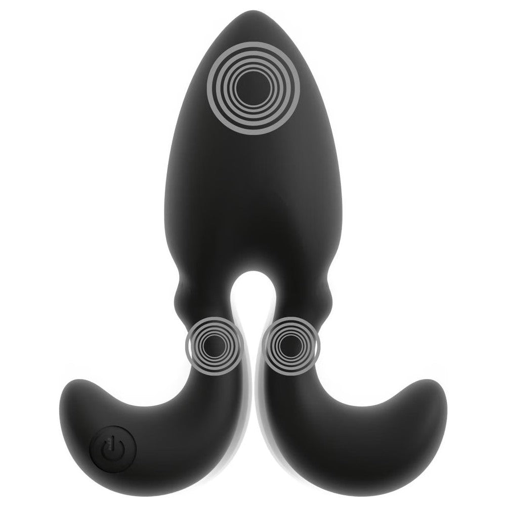 Anos RC Vibrating Butt Plug with Flexible Arms Uzaktan Kumandalı Titreşimli Anal Plug