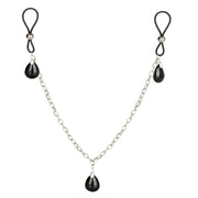 Calexotics Nipple Play Non-Piercing Chain Jewelry Taşlı Göğüs Klipsi