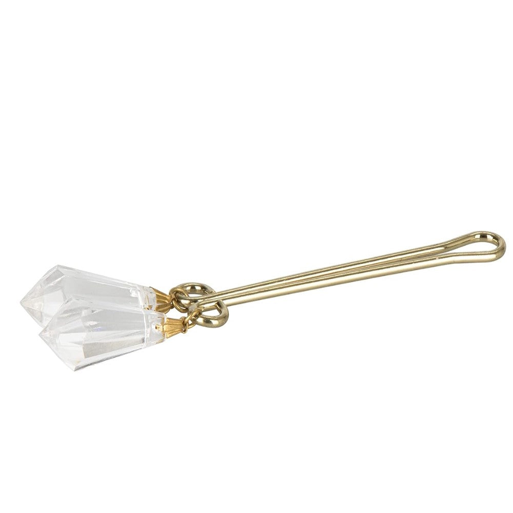 Calexotics Intimate Play Crystal Clitoral Jewelry Non Piercing Clit Pussy Clamp Vajinal Klips