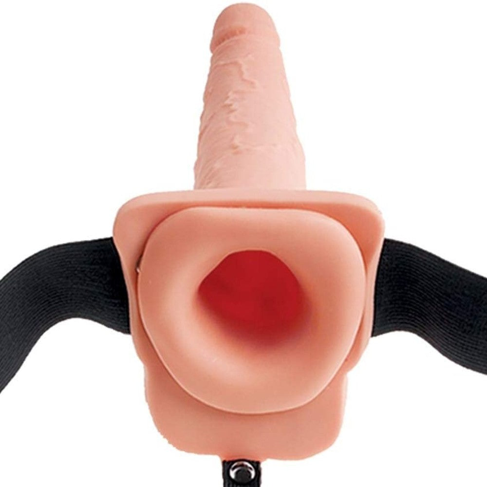 Pipedream Products Fetish Fantasy Series 7.5" Hollow Squirting İçi Boş Fışkırtmalı Belden Bağlamalı Penis