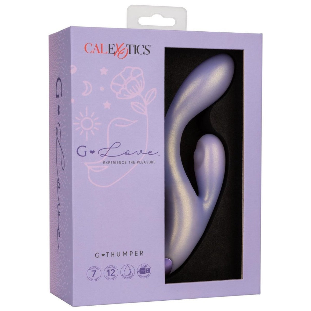 Calexotics G-Love G-Thumper Dual Stimulasyon Darbeli Vibrator