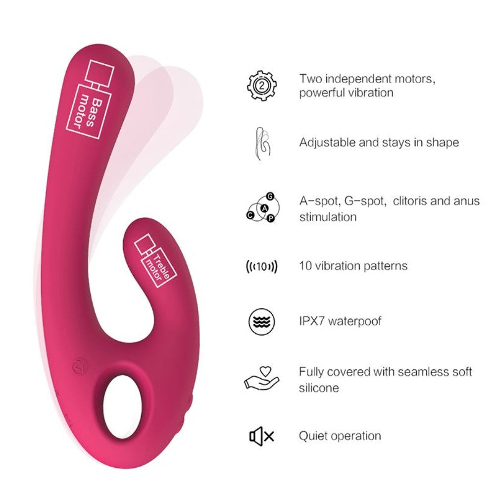 Nomi Tang Flex Bİ Çift Stimülasyon Vibratör