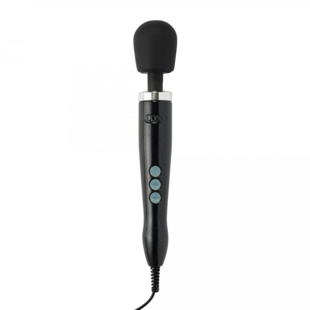 Doxy Die Cast Metal Döküm Magic Wand Massager Masaj Aleti Vibratör-Black