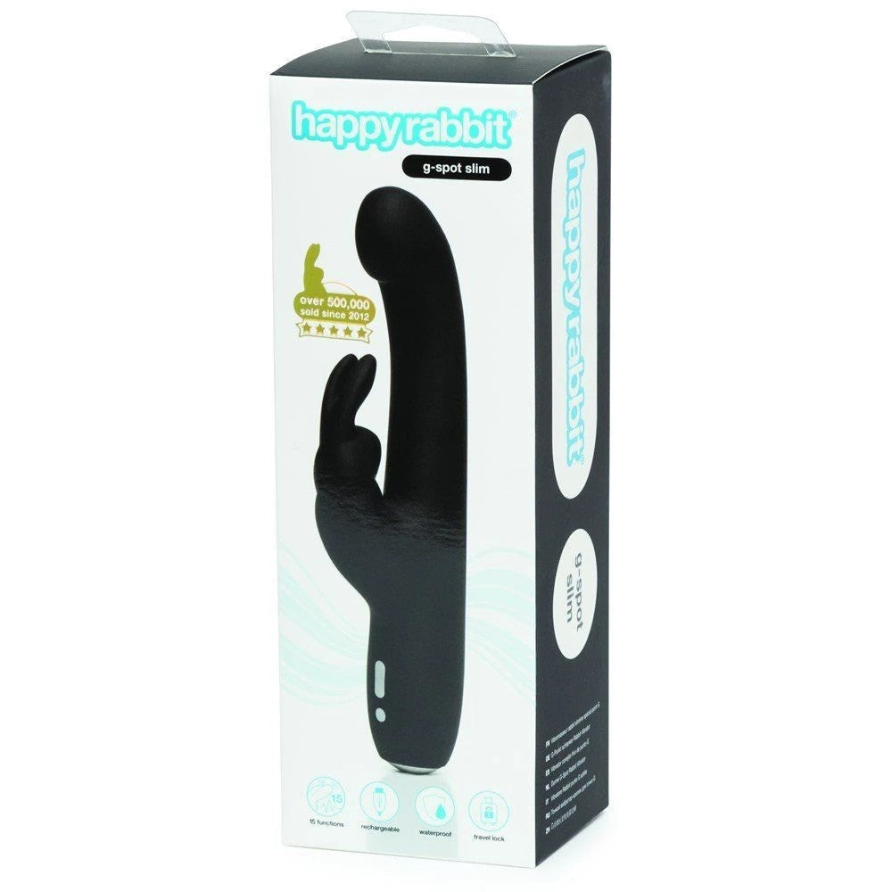 Happy Rabbit G-Spot Slim Rabbit Vibrator Black