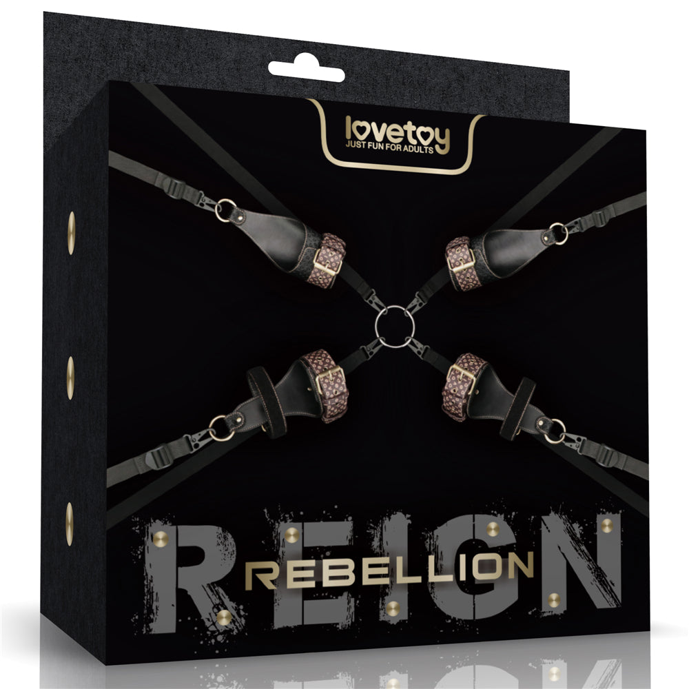 Lovetoy Rebellion Reign Under Mattress Restraint Yatak Bağlama Seti LV761213