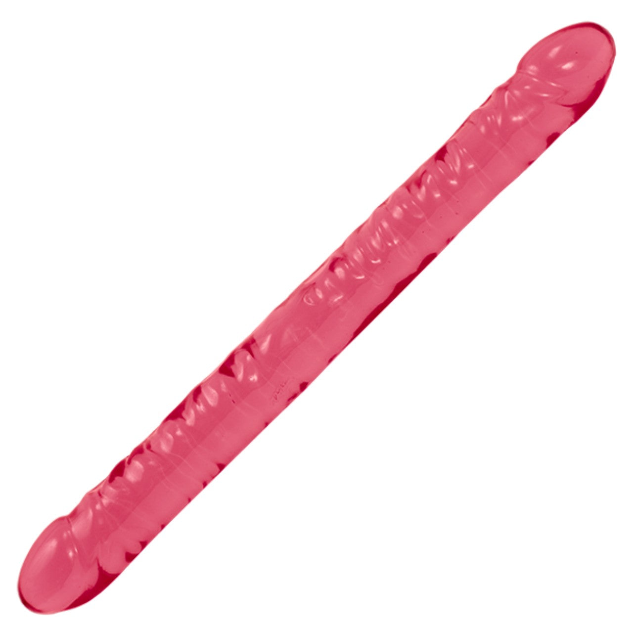 Doc Johnson Crystal Jellies Double Dong 45 cm Çift Taraflı Dildo Pink