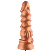 Hismith Sex Machine Dildo KlicLok Flower Gold Medium 23 cm