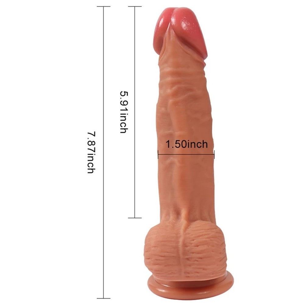Shequ Dildo Series Kevin Natural Doku 20 cm Realistik Penis SQ-WBD10023