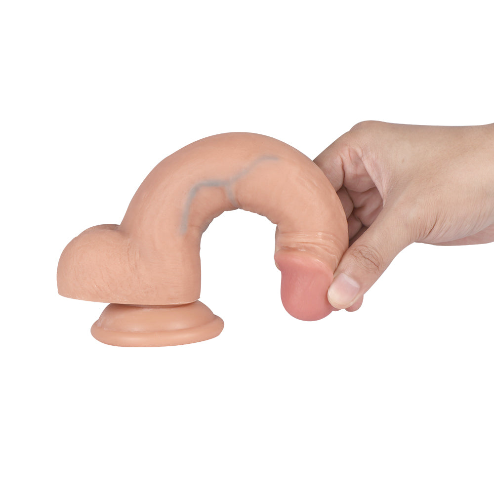 Xise Dildo Series Archie Flesh 21 cm Realistik Penis XS-WBC10042