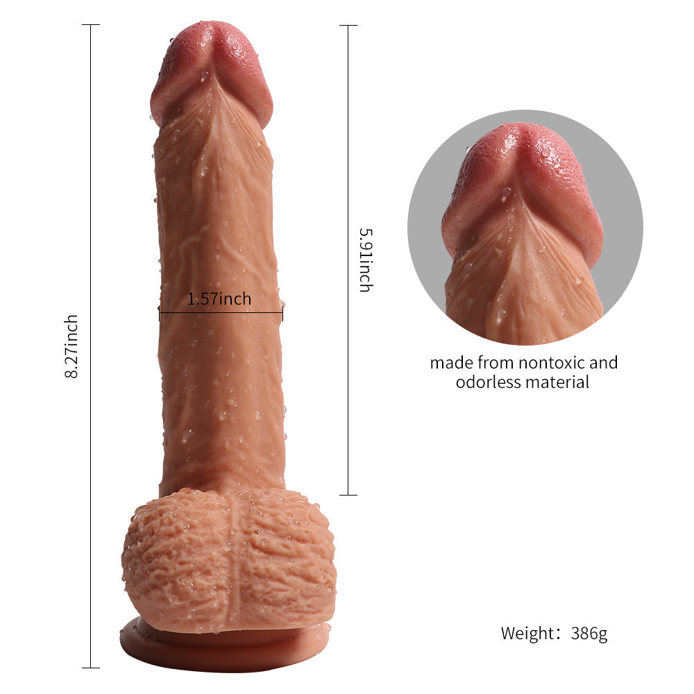 Shequ Dildo Series Dean Natural Doku 21 Cm Realistik Penis SQ-WBD10007