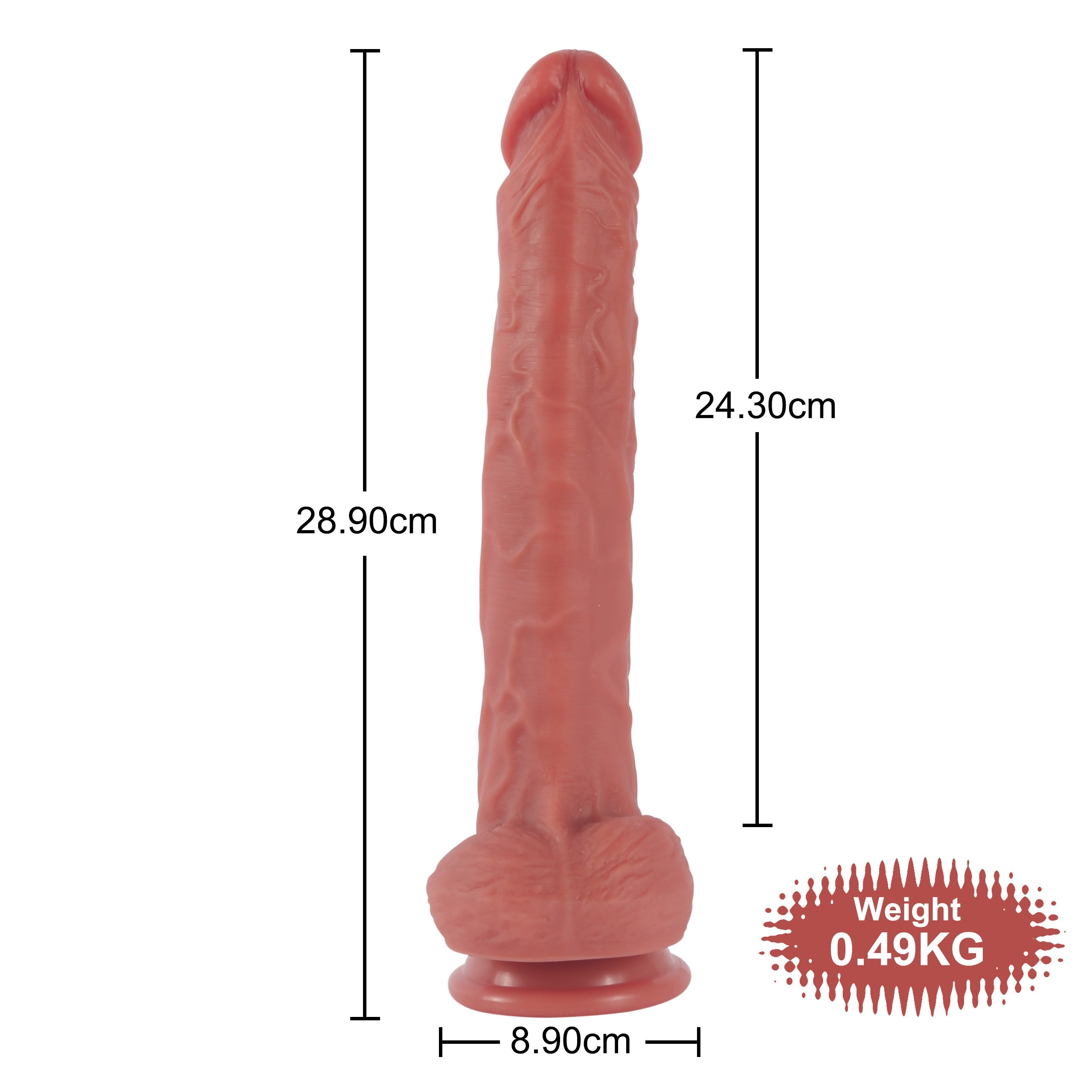 Shequ Dildo Series Len Lounger Natural Doku Realistik Penis SQ-WBD10032