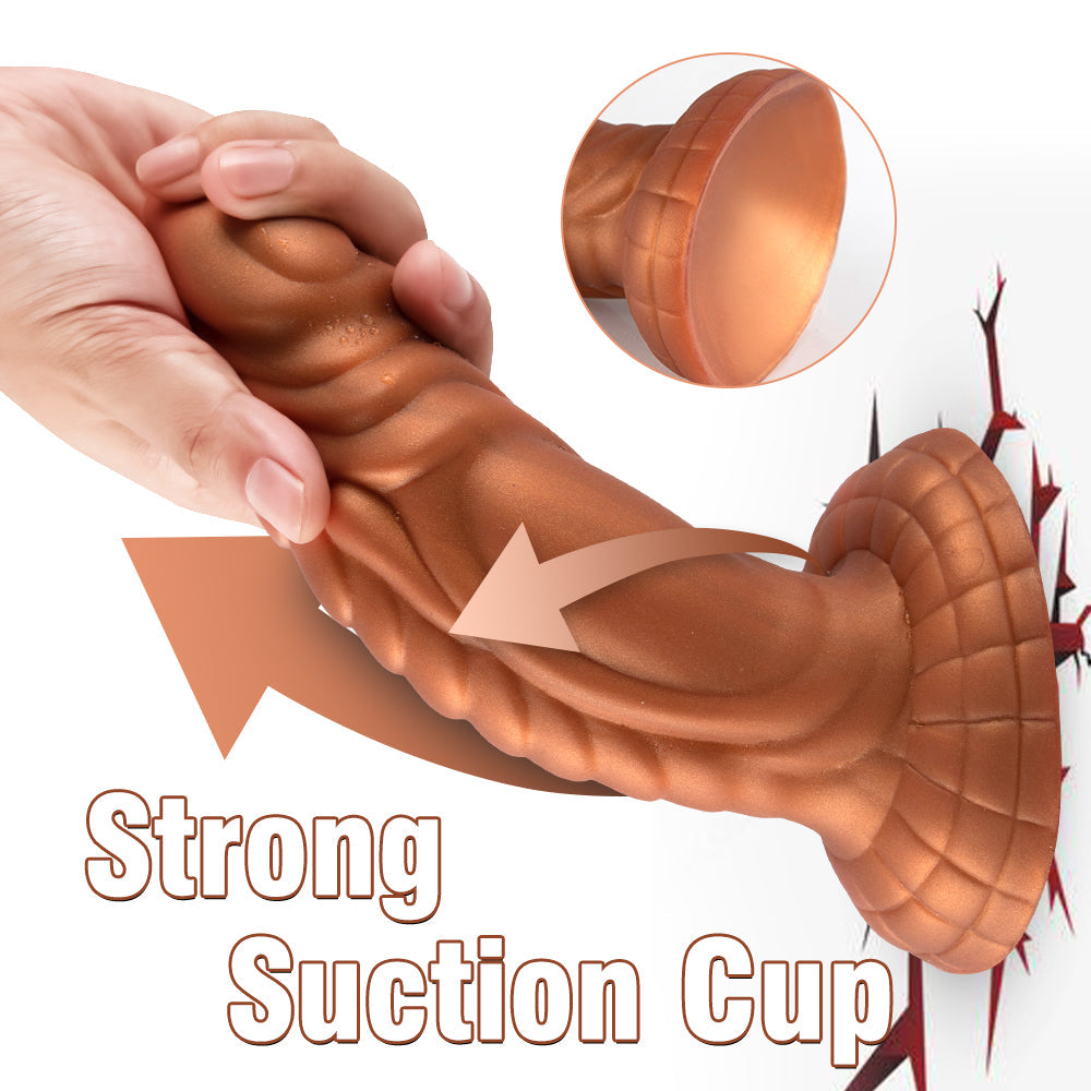 Shequ Jelly Animal Dildo Monster 3 Squamule Realistik Penis SQ-WBD10052