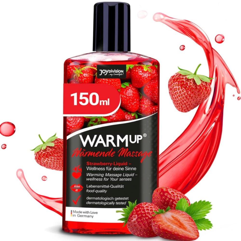 Joy Division Warmup Çilek Aromalı Masaj Jeli 150 Ml