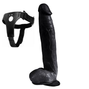 Xise Dildo Series Blade Master Büyük Belden Bağlamalı Realistik Penis XS-WBC10040 Black
