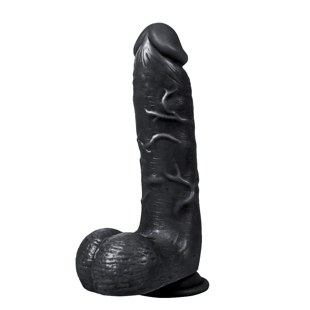 Xise Dildo Series Adam Rubber  21 cm Realistik Zenci Penis XS-WBC10012 Black