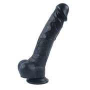 Xise Dildo Series Adonis 18 cm Realistik Zenci Penis XS-WBC10018 Black