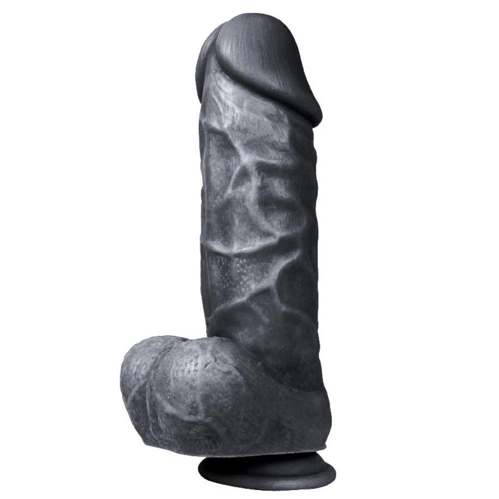 Xise Dildo Series X-Men Flexible Belden Bağlamalı Kalın Realistik Penis XS-WBC10011 Black