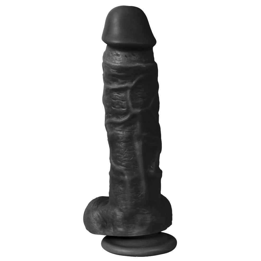 Xise Dildo Series Jihad Knight Flexible Black Büyük Realistik Penis XS-WBC10001 Black