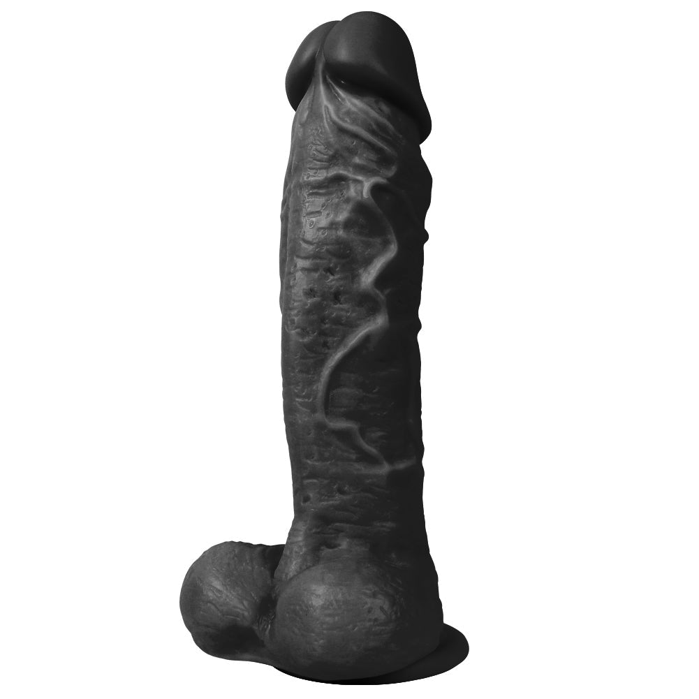 Xise Dildo Series Jihad Knight Flexible Black Büyük Realistik Penis XS-WBC10001 Black