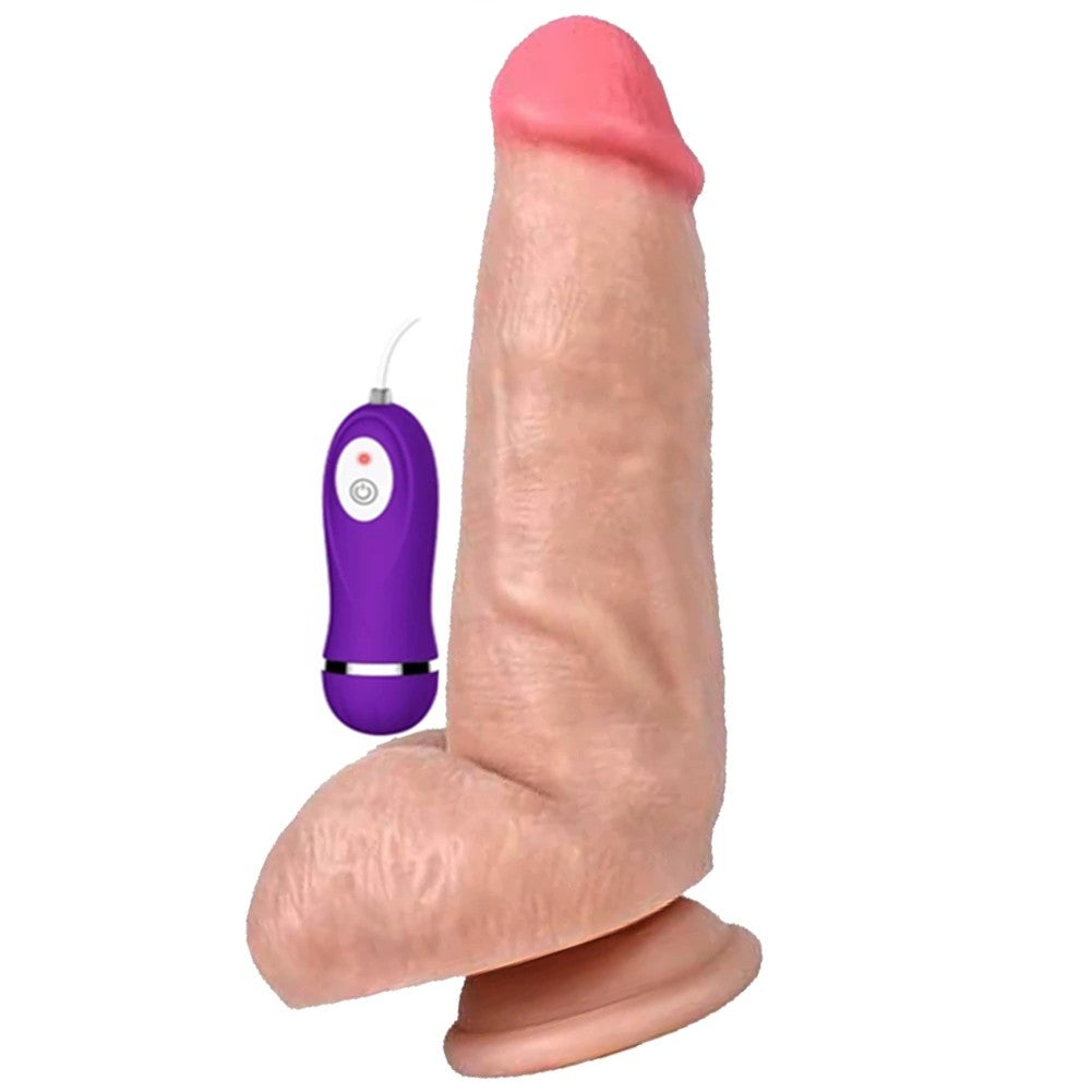 Shequ Vibrating Dildo Red Eagle 16 cm Titreşimli Belden Bağlamalı Realistik Penis XS-WBC10013-V