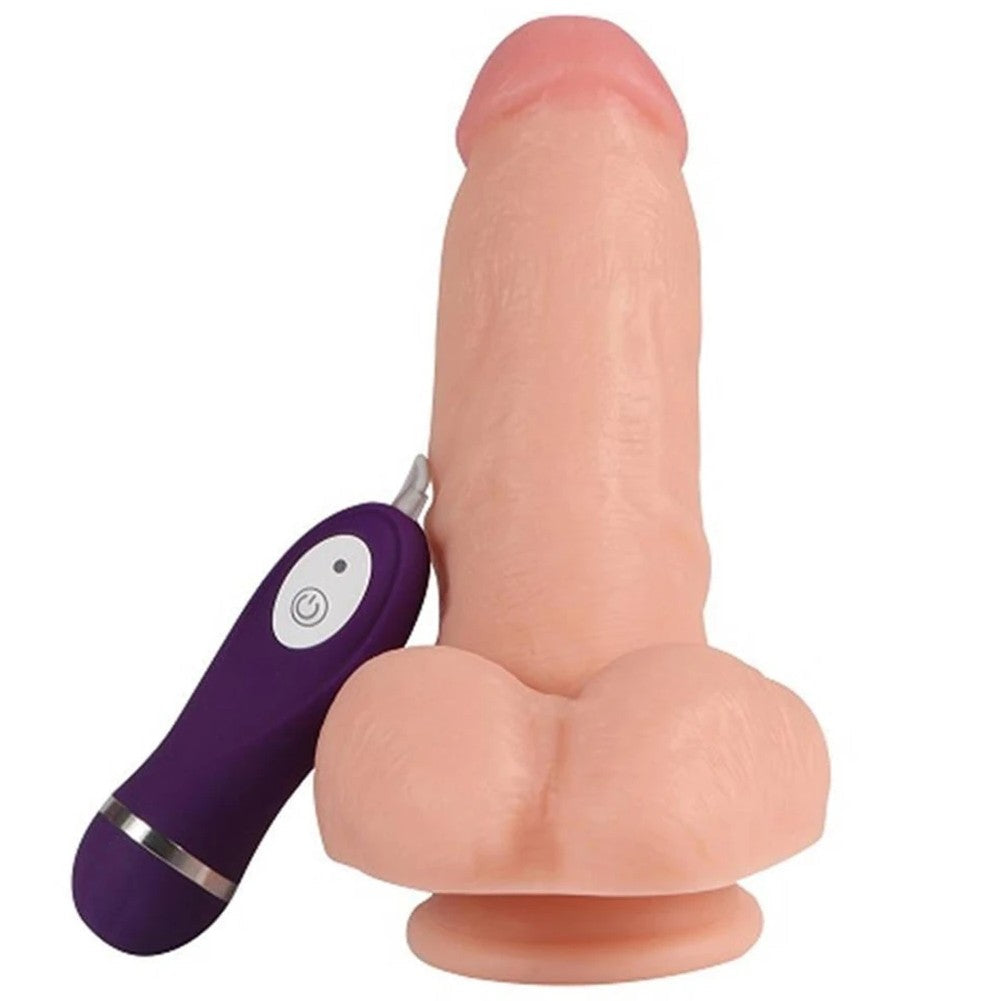 Shequ Vibrating Dildo Red Eagle 16 cm Titreşimli Realistik Penis XS-WBC10013-V