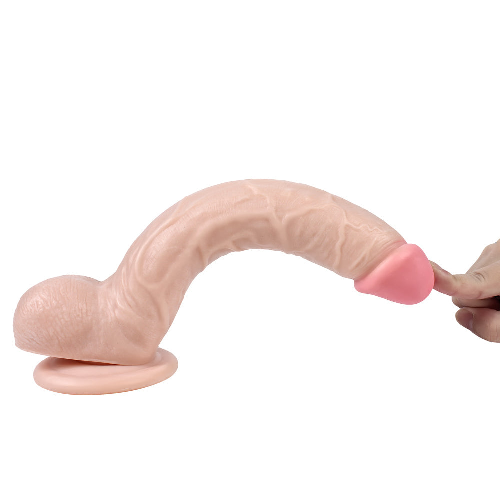 Xise Dildo Series Optimus Büyük 26 cm Realistik Penis XS-WBC10028 Flesh