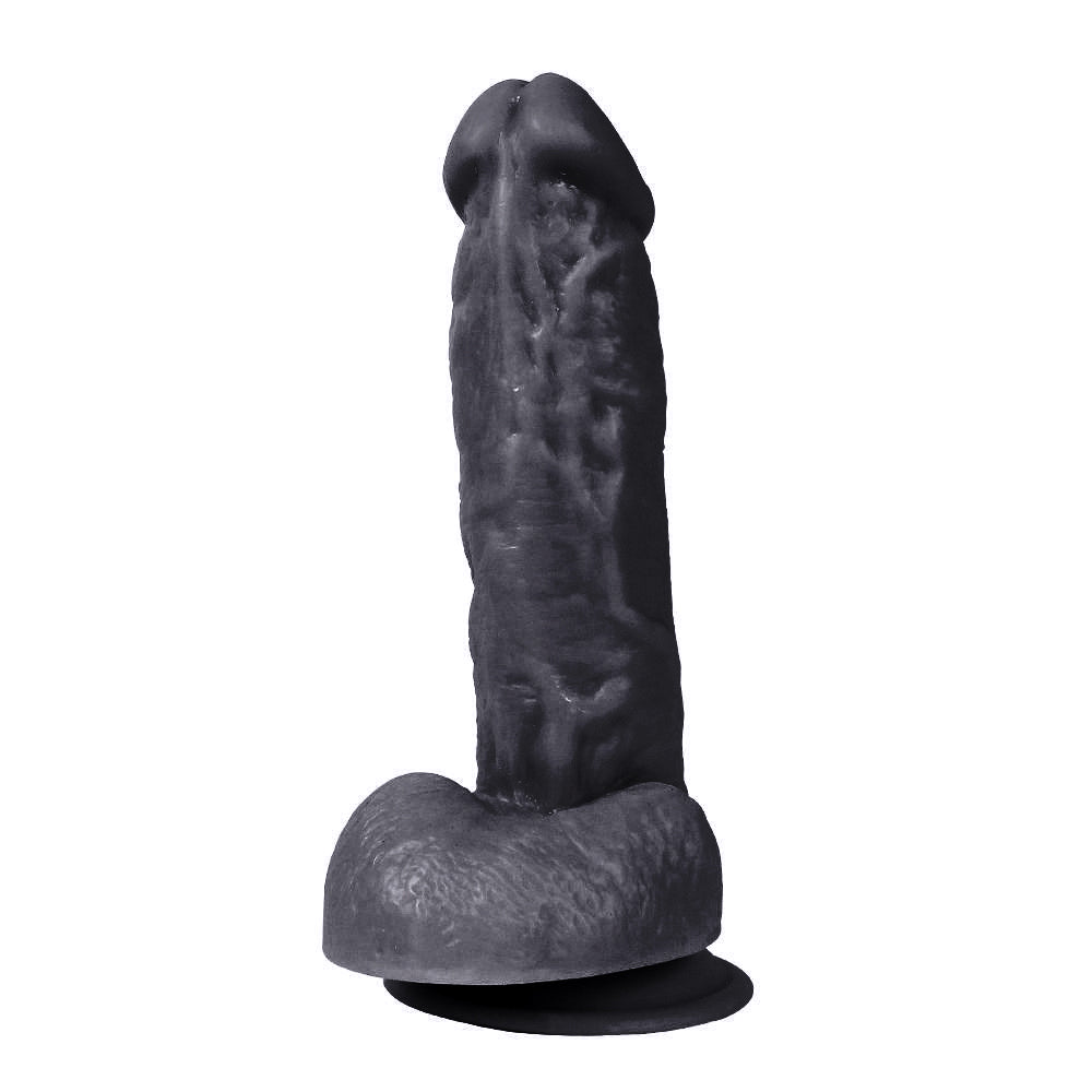 Xise Dildo Series Kassadin 18 cm Belden Bağlamalı Realistik Penis XS-WBC10029 Black