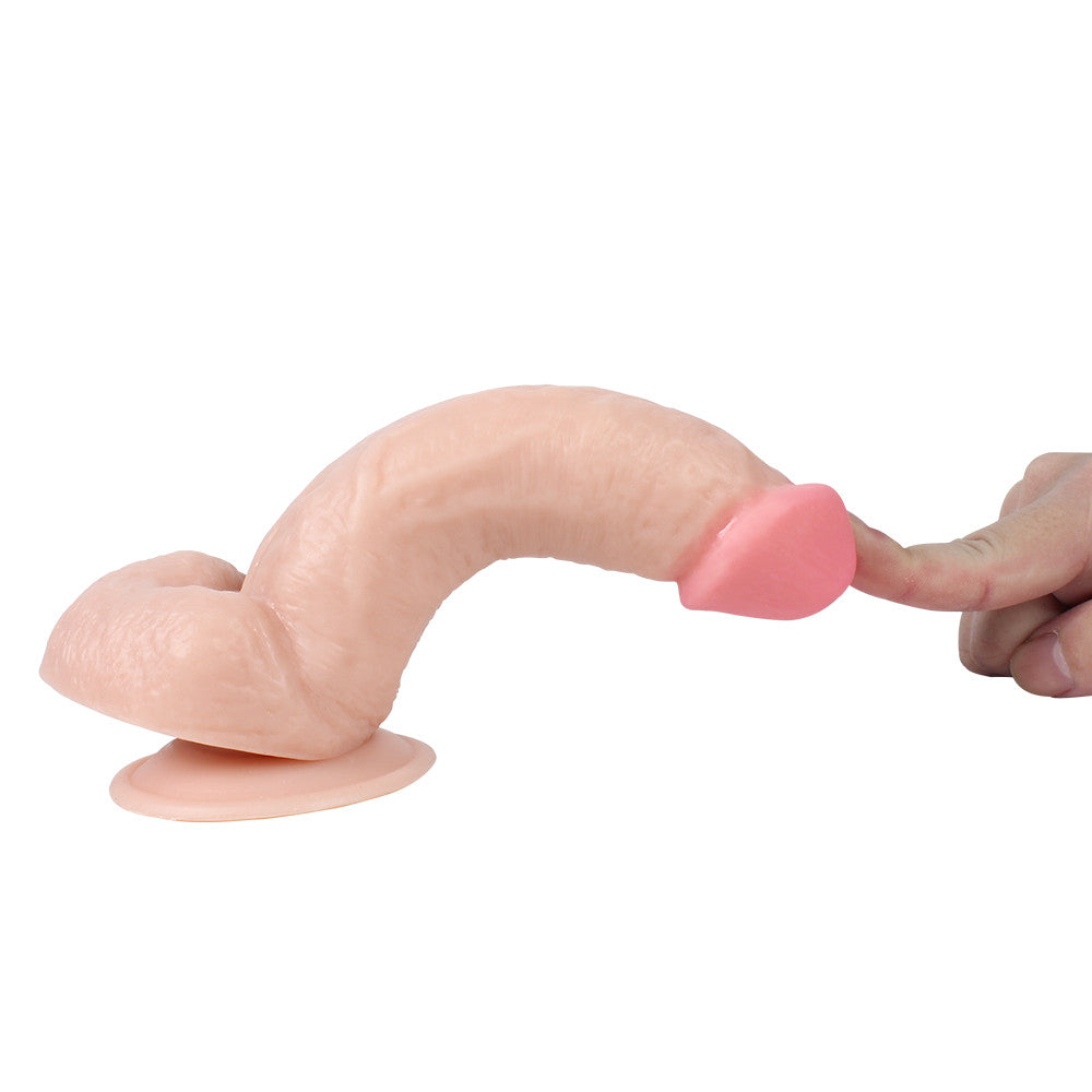 Xise Dildo Series Kassadin 18 cm Belden Bağlamalı Realistik Penis XS-WBC10029 Flesh