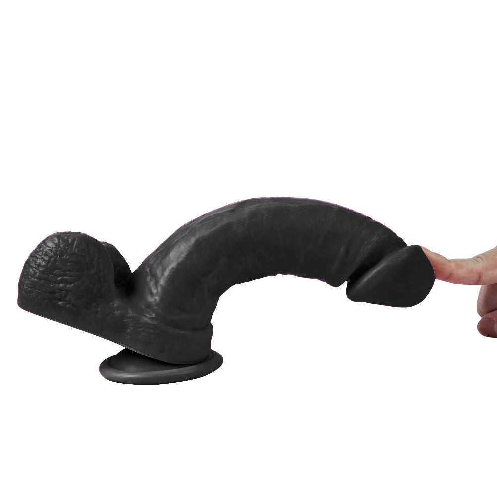 Xise Dildo Series Wolf King 22 cm Belden Bağlamalı Realistik Penis XS-WBC10036 Black