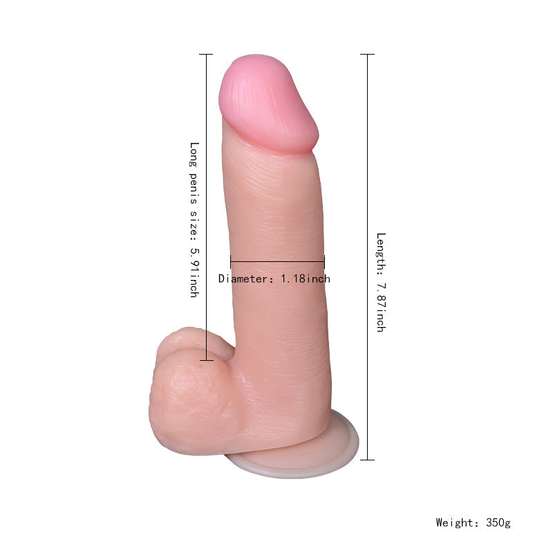 Xise Dildo Series Magic Mirage 20 cm Realistik Penis XS-WBC10037 Flesh