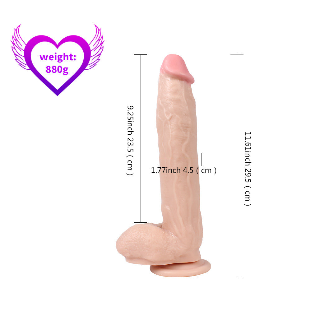 Xise Dildo Series Blade Master Büyük Realistik Penis XS-WBC10040 Flesh