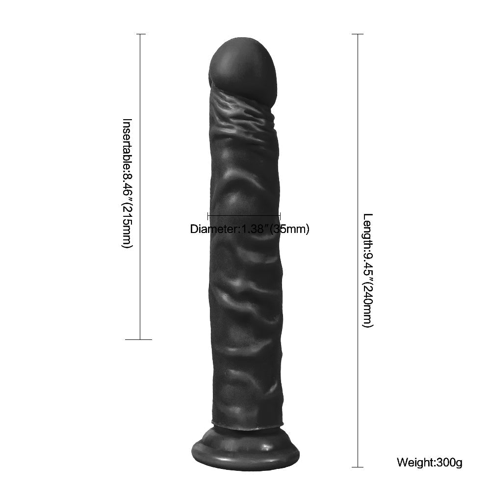 Xise Dildo Series Luxman 24 cm Realistik Penis XS-WBC10041 Black
