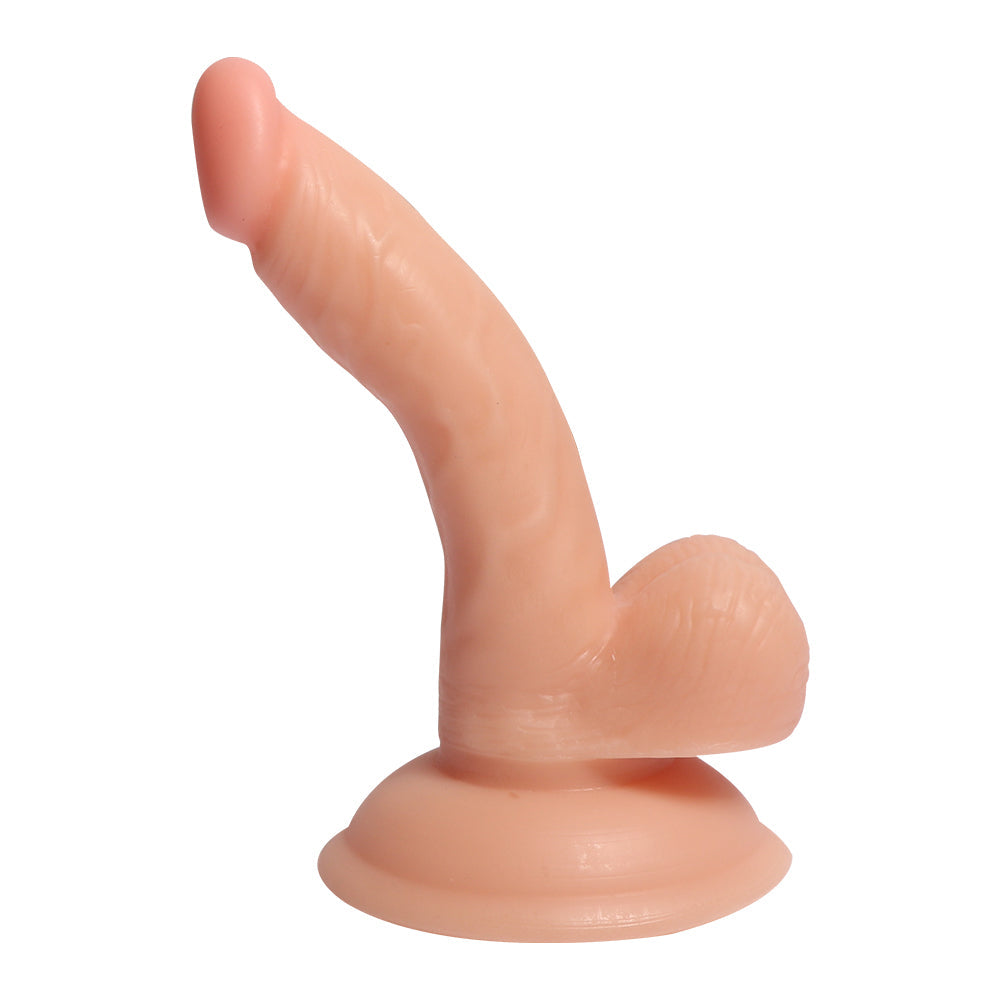 Dildo Series Anal ve Vajinal Yumuşak 13 Cm Realistik Penis XS-WBC10042