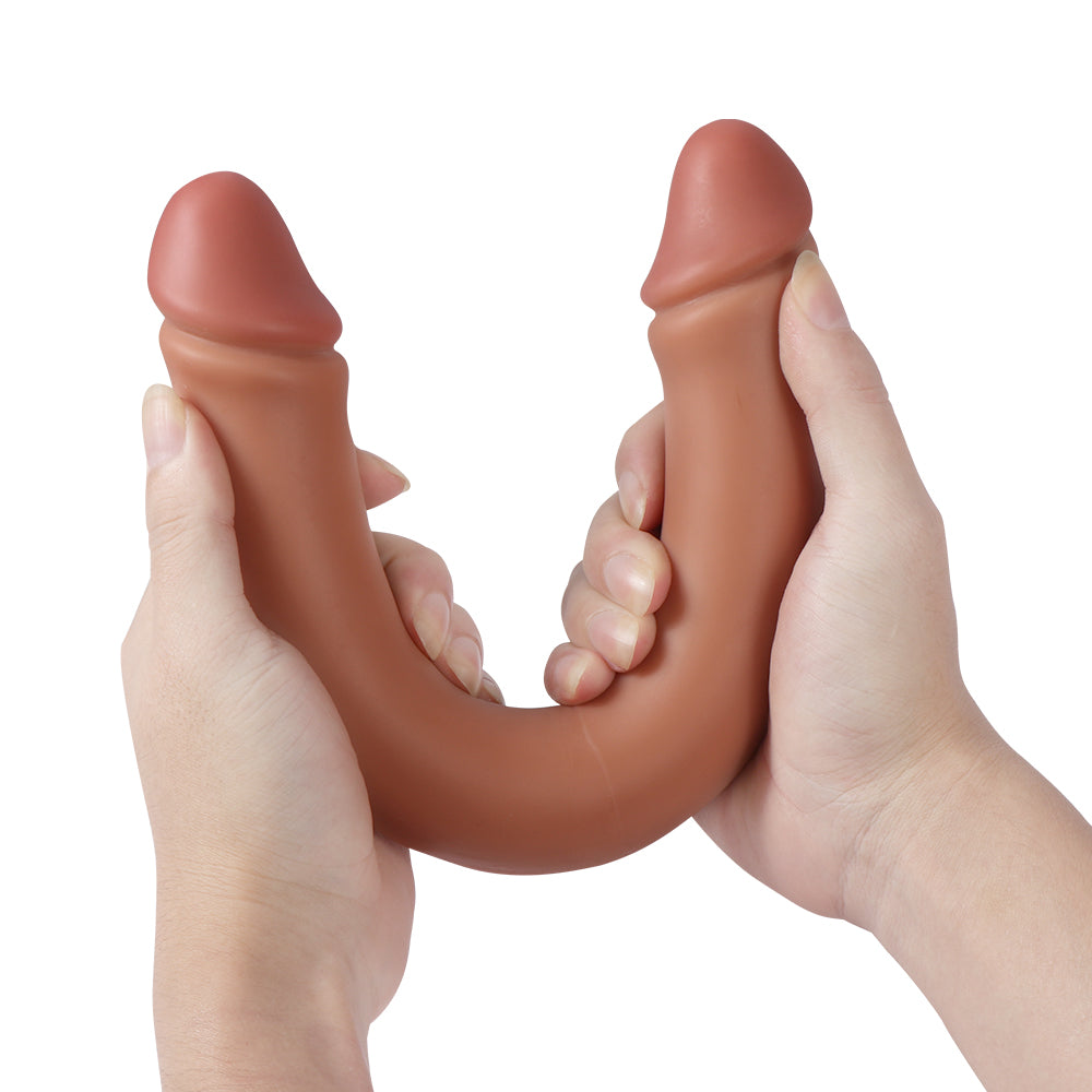 Shequ Hobare 34 cm Flexible Çift Taraflı Realistik Penis XS-WBC10072